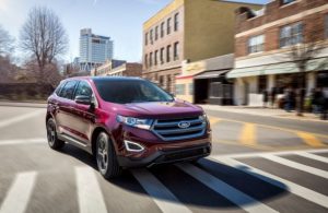 2018 Ford Edge front quarter view