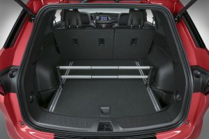 Rear cargo area of the 2019 Chevy Blazer