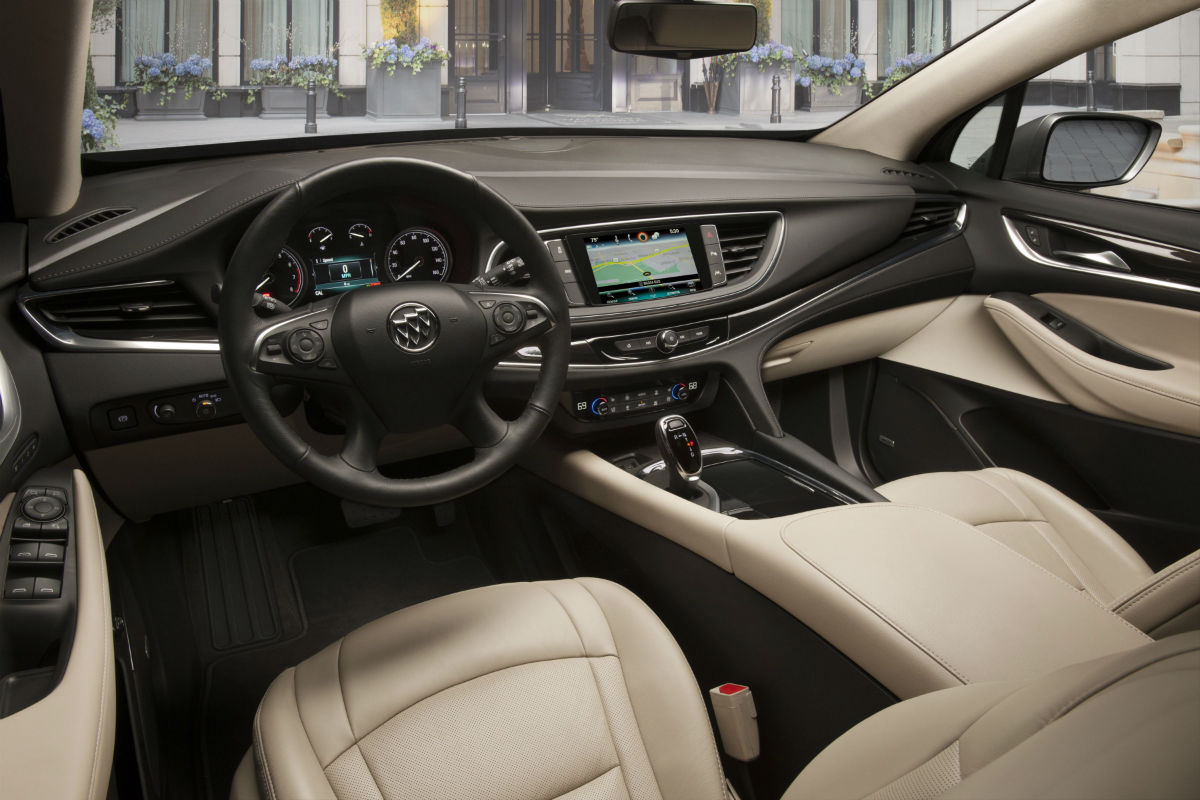 Driver's cockpit of the 2019 Buick Enclave