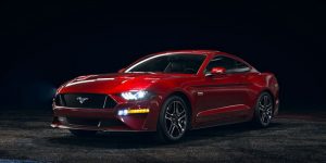 2019 Ford Mustang in Ruby Red