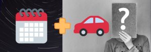Calendar enwrapped in the vortex of time, plus a car... does it equal substantial change?