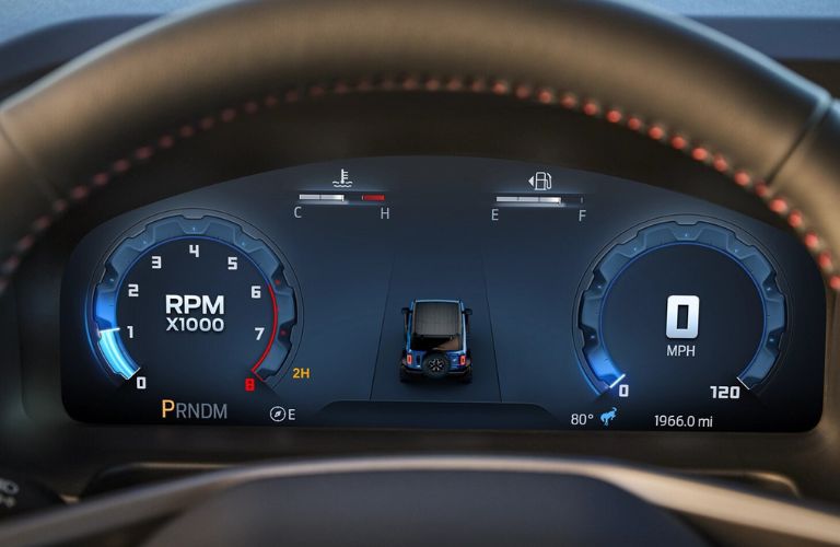 2025 Ford Bronco cluster display