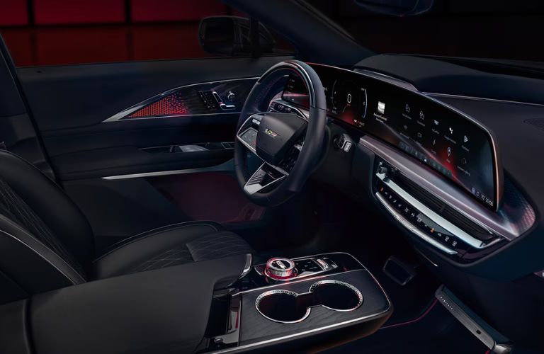 2026 Cadillac LYRIQ-V inetrior front side view