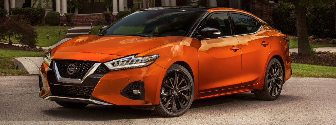 Orange 2020 Nissan Maxima