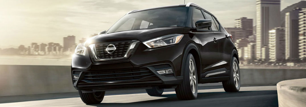 2020 Nissan Kicks driving on a road
