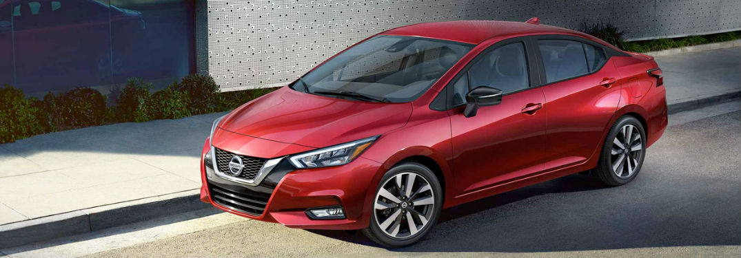 2020 Nissan Versa parked on a street