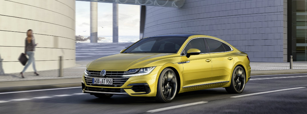 2019 Volkswagen Arteon near a city sidewalk