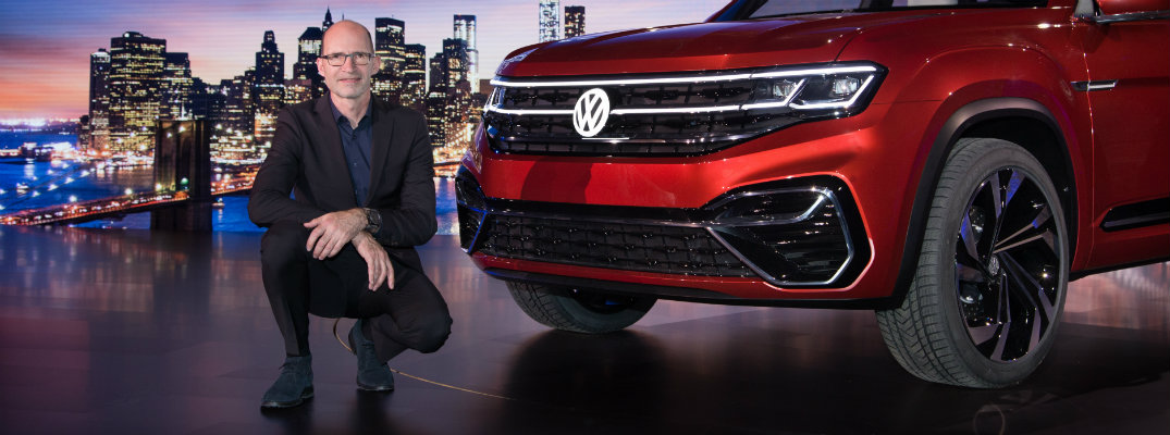 Klaus Bischoff of VW at the NY International Auto Show