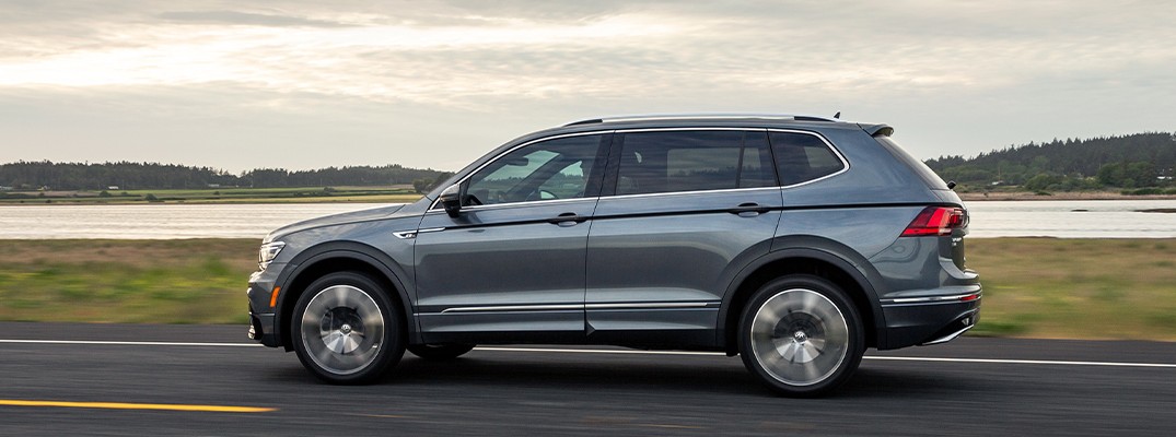 Side profile of the 2020 Volkswagen Tiguan