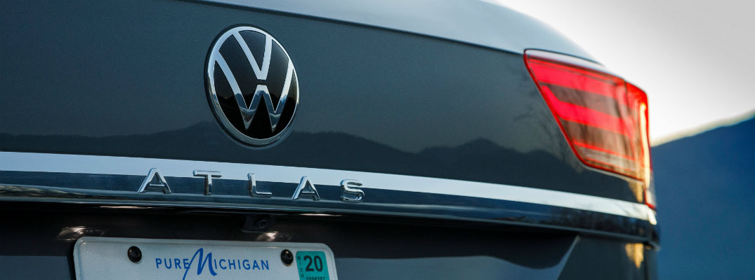 A photo of the tailgate used by the 2020 Volkswagen Atlas.