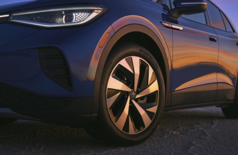 Wheel side view of the 2021 Volkswagen ID.4