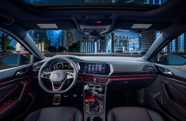 2022 VW Jetta GLI front interior view