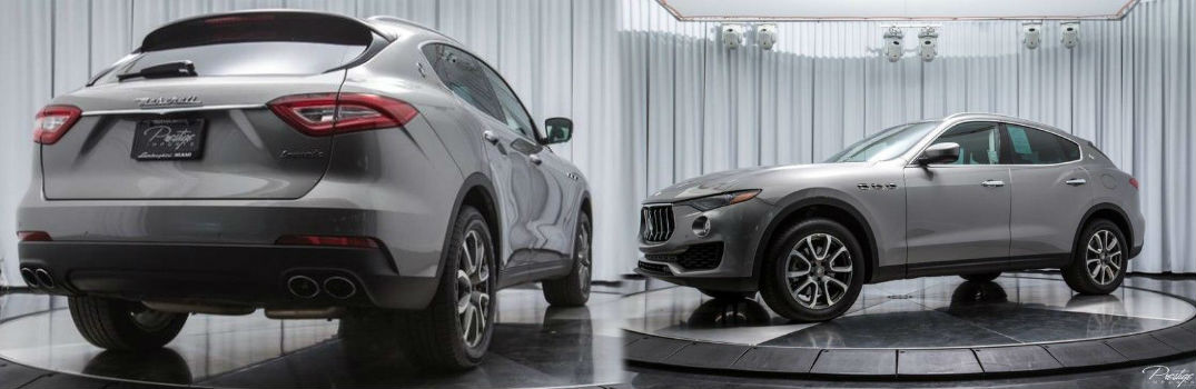 2017 Maserati Levante Exterior Passenger Side Rear Driver Side Front Profile