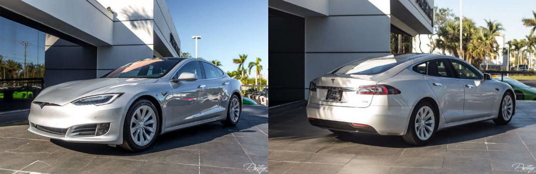2016 Tesla Model S Exterior Driver Side Front Passenger Side Rear