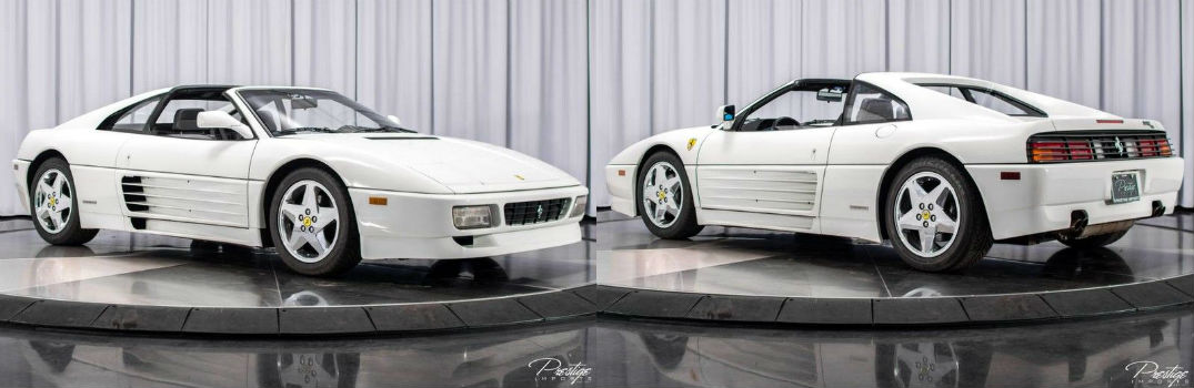 1991 Ferrari 348 TS Exterior Passenger Side Front and Driver Side Rear