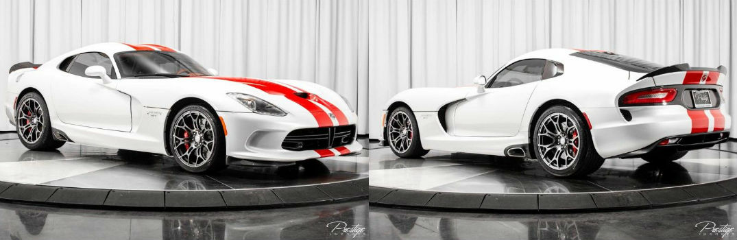 2017 Dodge Viper GTC Exterior Passenger Side Front Driver Side Rear
