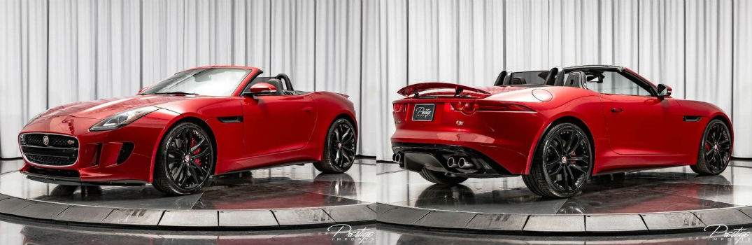 2015 Jaguar F-TYPE V8 S Exterior Driver Side Front Passenger Rear Profiles