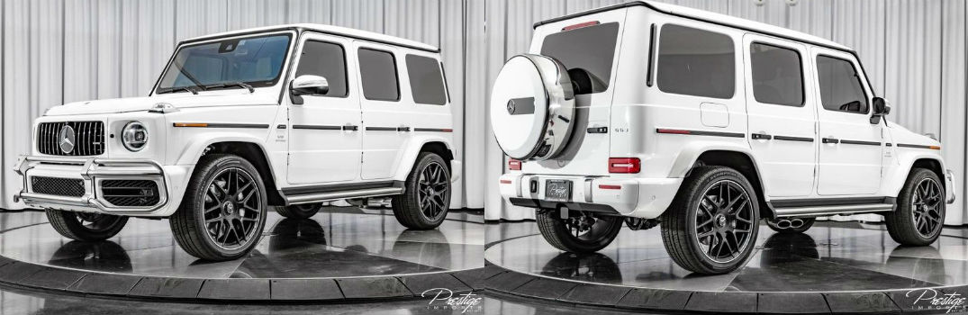 2019 Mercedes-Benz AMG G 63 Exterior Driver Side Front Passenger Rear Profiles