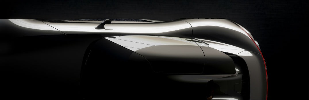 Karma SC2 Concept Car Silhouette from Above