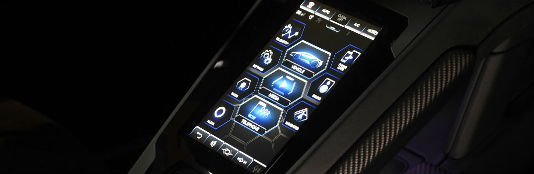 Lamborghini Huracan EVO Interior Cabin Center Console Display