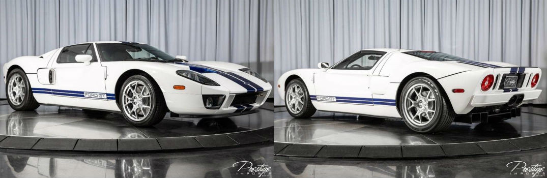 2005 Ford GT Exterior Passenger Side Front Driver Rear Profiles