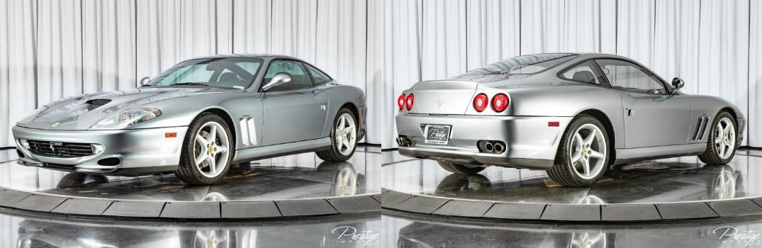 1997 Ferrari 550 Maranello Exterior Driver Side Front Passenger Rear Profiles