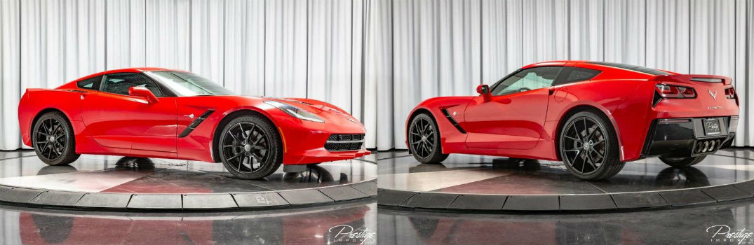 2018 Chevy Corvette Z51 Exterior Passenger Side Front Profile