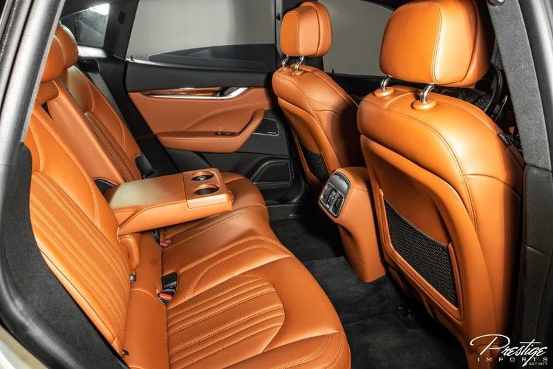 2017 Maserati Levante S Interior Cabin Rear Seating