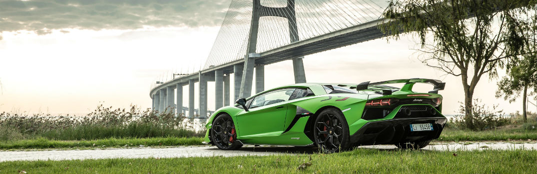 Lamborghini Aventador SVJ Exterior Driver Side Rear Profile