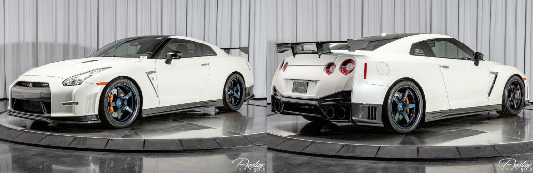 2015 Nissan GT-R NISMO Exterior Driver Side Front Passenger Rear Profiles