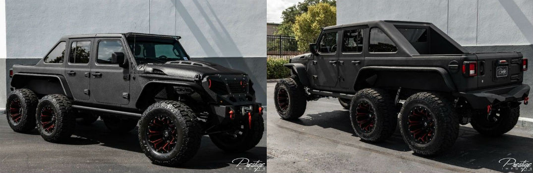 2019 Jeep Wrangler Unlimited Sahara Exterior Passenger Side Front Driver Rear Profiles