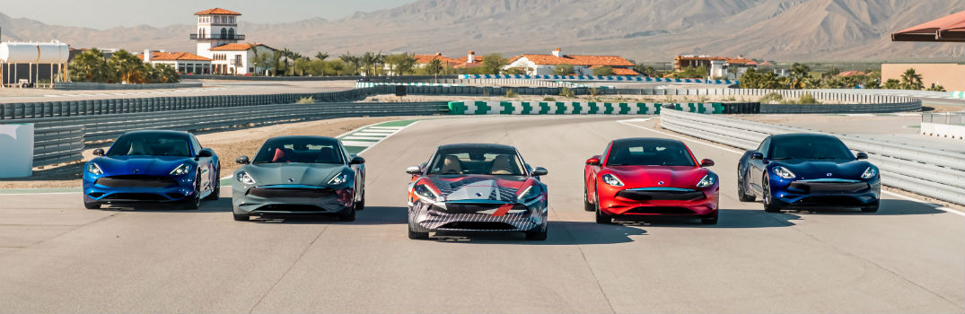 Karma Automotive Lineup with Prototype Front and Center