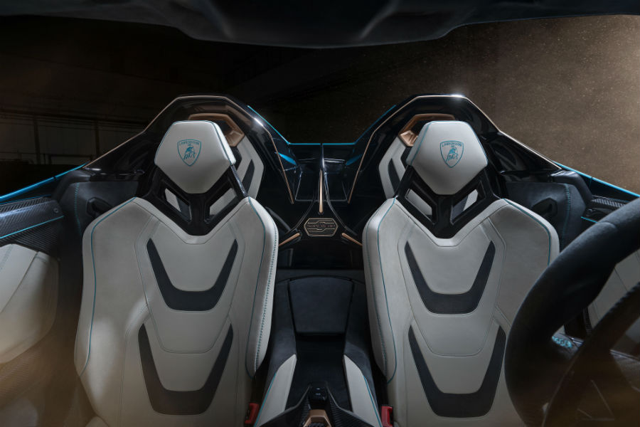 Lamborghini Sian Roadster Interior Cabin Seating