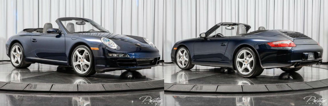 2008 Porsche 911 Carrera Exterior Passenger Side Front Drive Rear Profiles