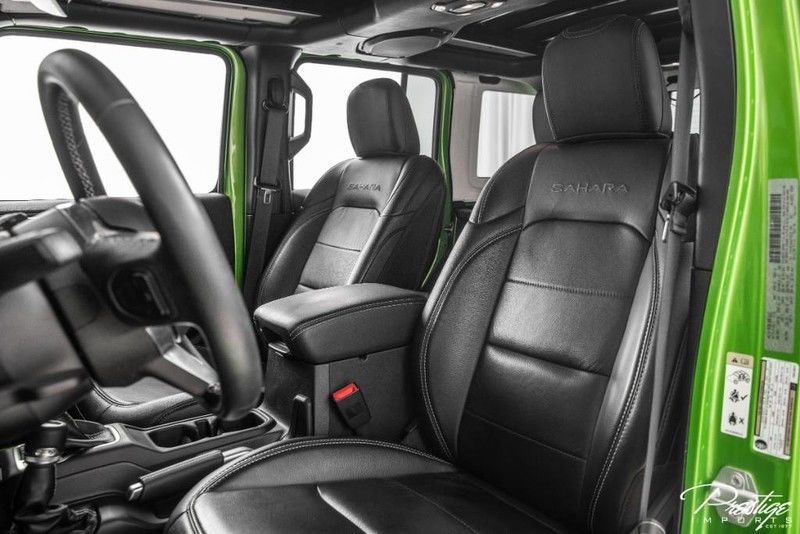 2019 Jeep Wrangler Unlimited Sahara Interior Cabin Front Seating