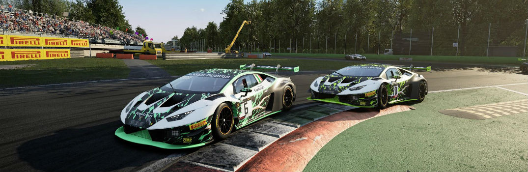 Screenshot of Digital Lamborghini Models from The Real Race
