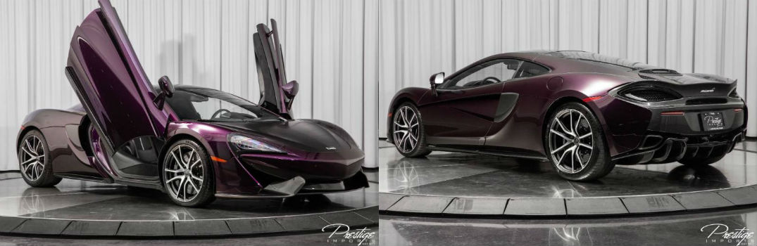 2017 McLaren 570GT Exterior Passenger Side Front Driver Rear Profiles