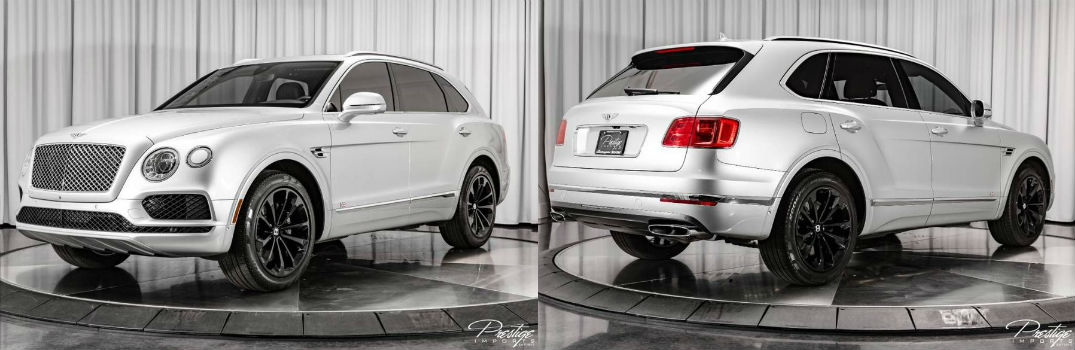 2017 Bentley Bentayga W12 Exterior Driver Side Front Passenger Rear Profiles