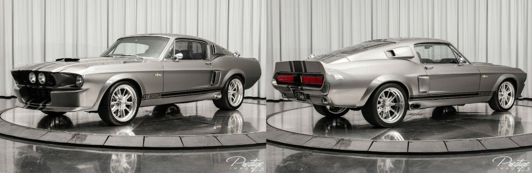 1967 Ford Shelby GT500CR Recreation Exterior Driver Side Front Passenger Rear Profiles