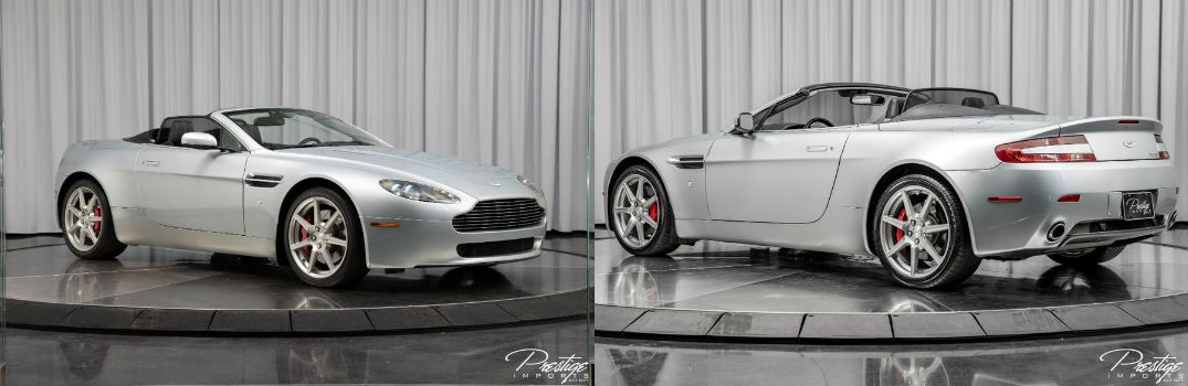 2008 Aston Martin Vantage Exterior Passenger Side Front Driver Rear Profiles