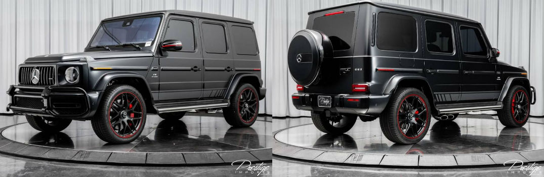 2019 Mercedes-Benz AMG G 63 Edition One Exterior Driver Side Front Passenger Rear Profiles