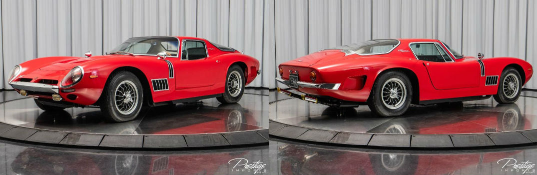 1968 Bizzarrini 5300 GT Strada Exterior Driver Side Front Passenger Rear Profiles