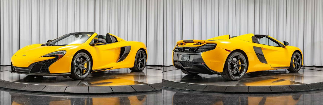 2016 McLaren 650 S Exterior Driver Side Front Passenger Rear Profiles