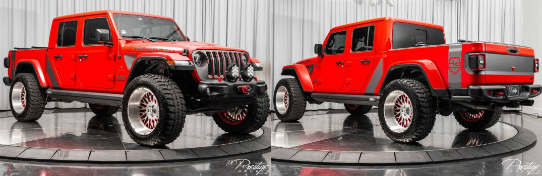 2020 Jeep Gladiator by Dalto Exterior Passenger Side Front Driver Rear Profiles