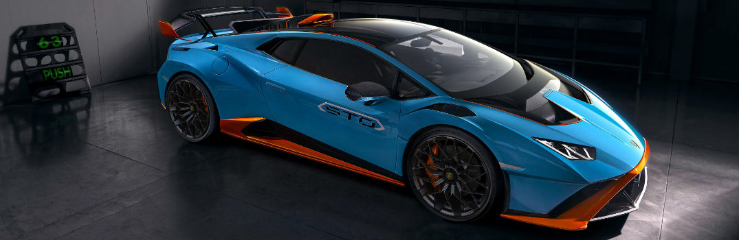 2021 Lamborghini Huracan STO Exterior Passenger Side Front Profile
