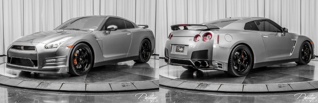2014 Nissan GT-R Black Edition Exterior Driver Side Front Passenger Rear Profiles
