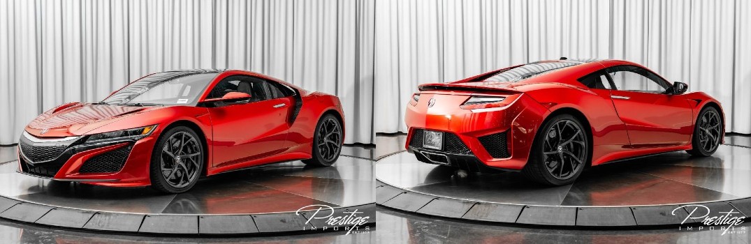 2018 Acura NSX Exterior Driver Side Front Passenger Rear Profiles