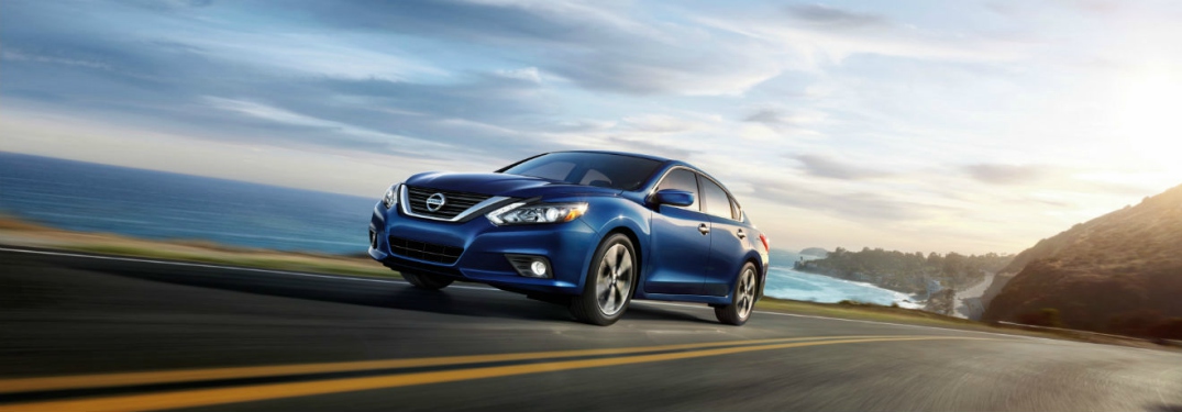 blue 2018 Nissan Altima front side view