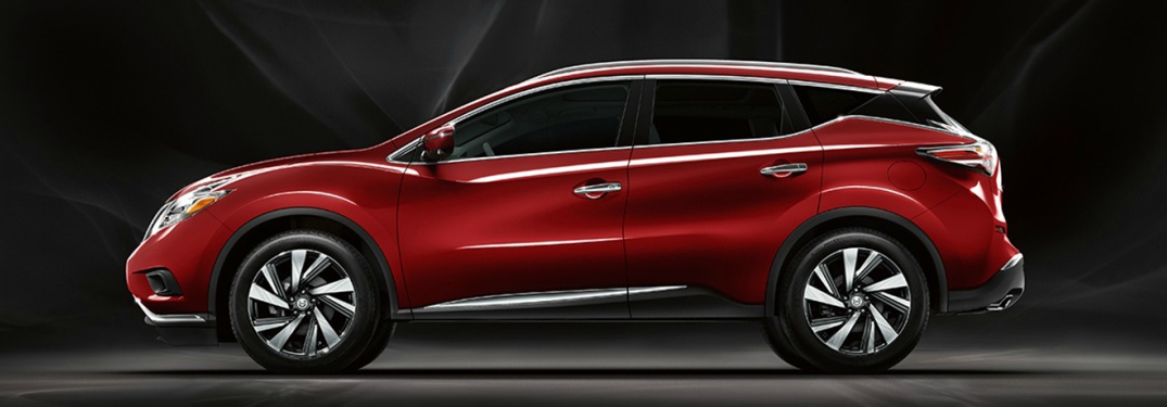 red 2018 Nissan Murano side view