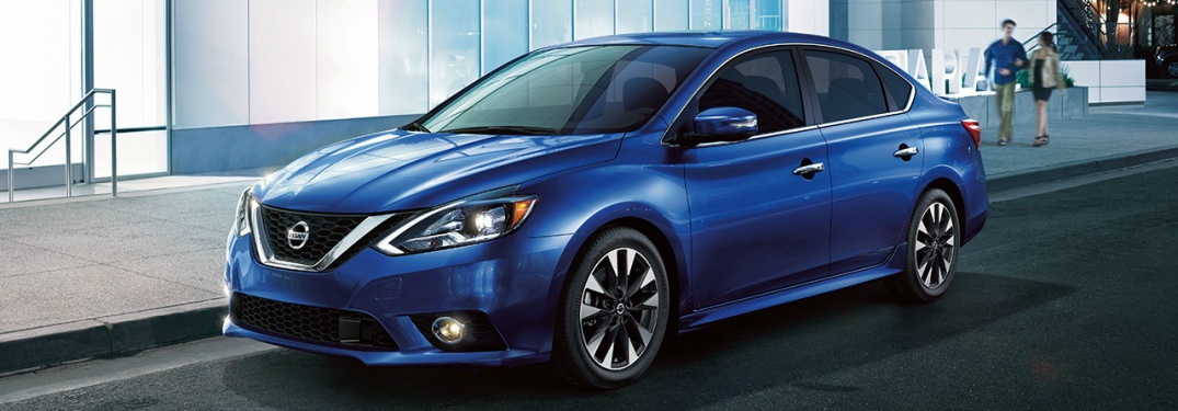 blue 2018 Nissan Sentra front side view